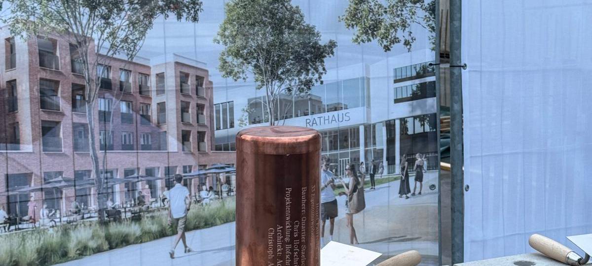 Grundsteinlegung für das Quartier Staelscher Hof in Rheine