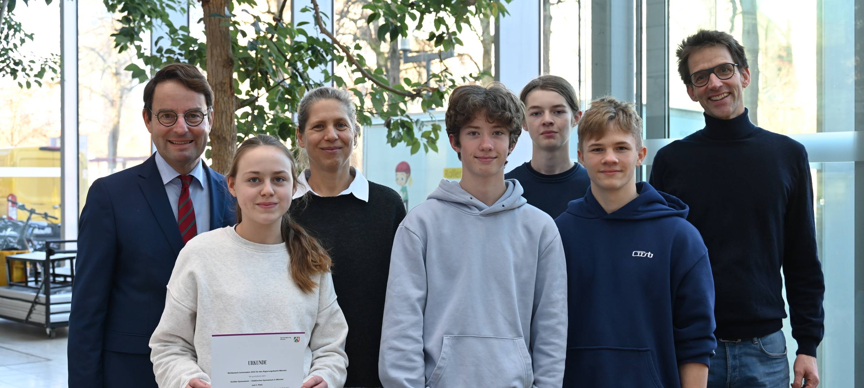 Schulradeln 2025: Erfolgreiche Schulen im Regierungsbezirk Münster ausgezeichnet