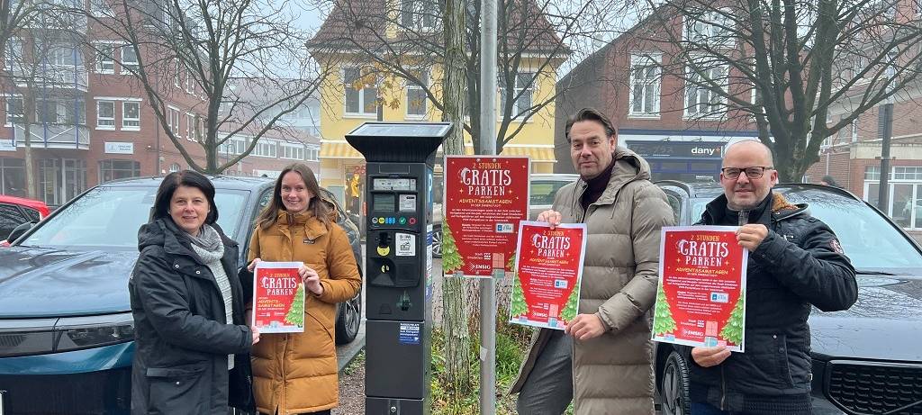 Kostenloses Parken an den Samstagen im Advent