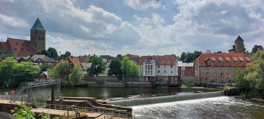 Zukunft des Emswehrs in Rheine