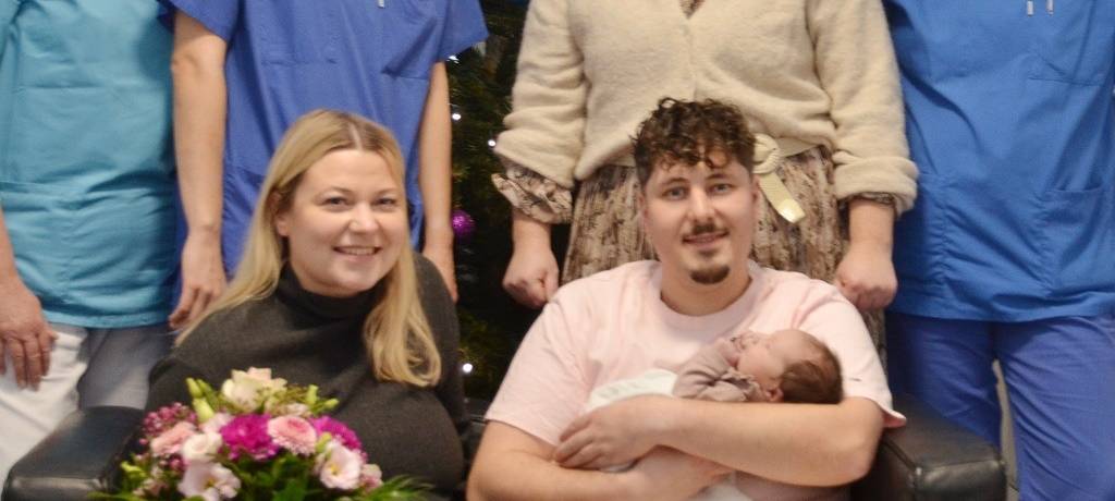 Neujahrsbaby 2026 im Klinikum Rheine