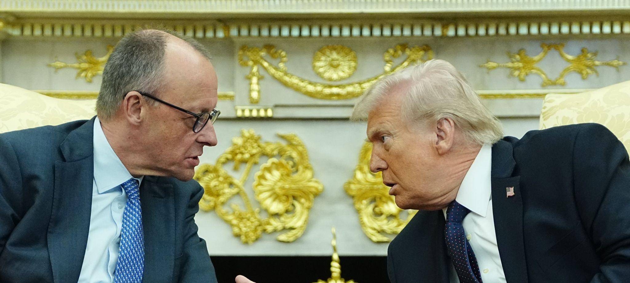 US-Präsident Trump empfängt Bundeskanzler Merz