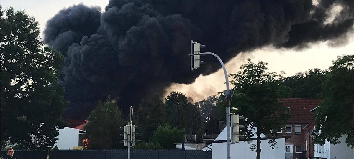 Brand in Recyclingfirma