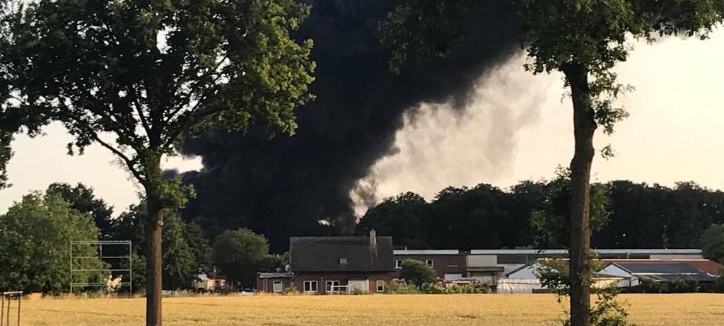 Brand in Recyclingfirma