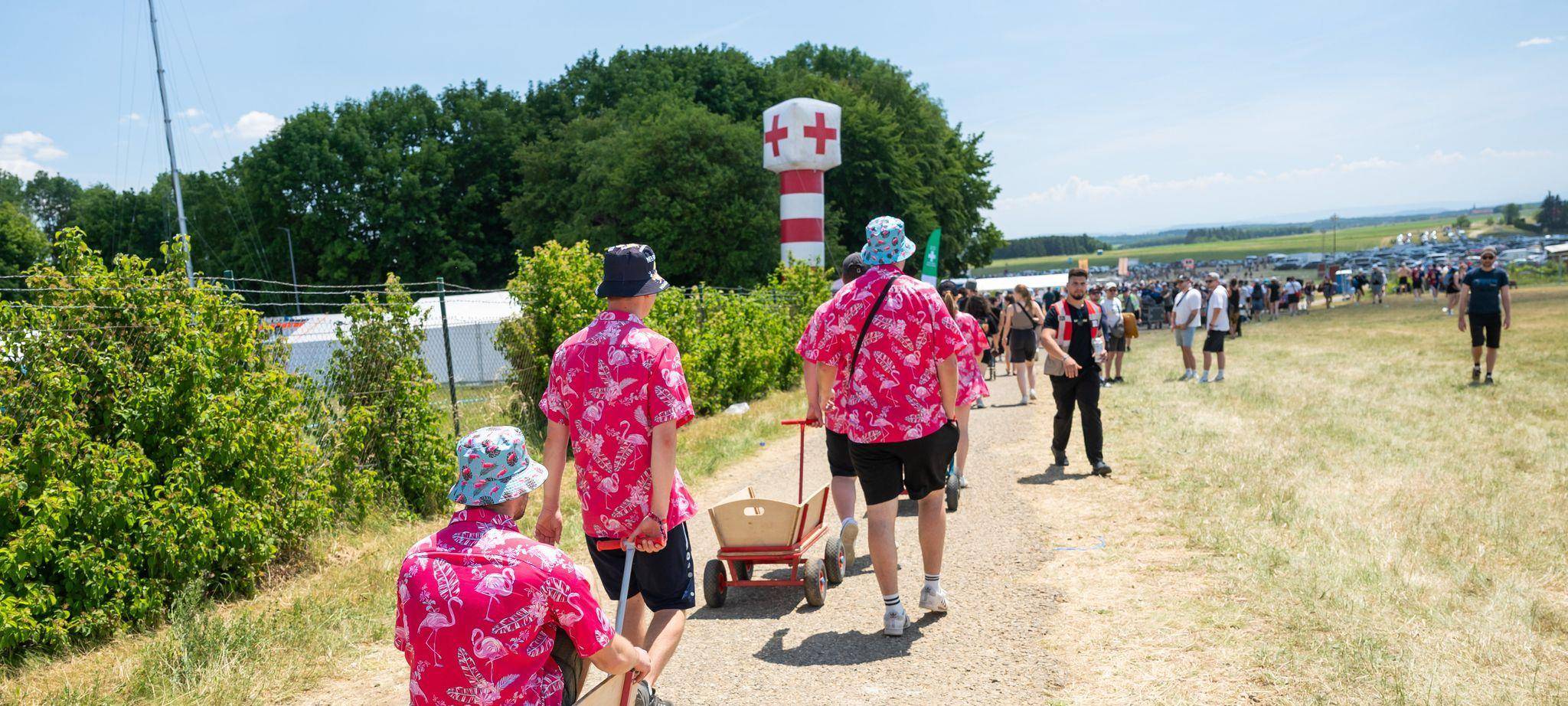 Anreisetag und Vorbereitungen Southside-Festival