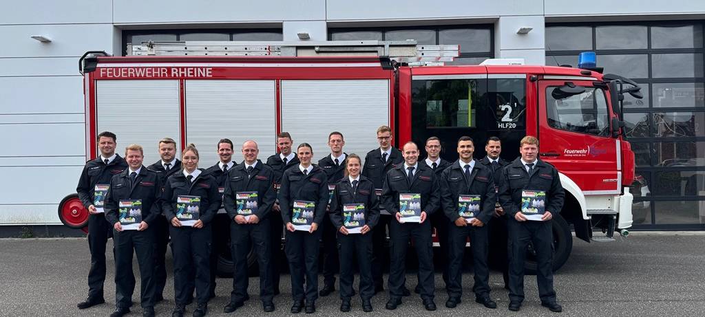 Feuerwehr Rheine bildet wieder selbst aus