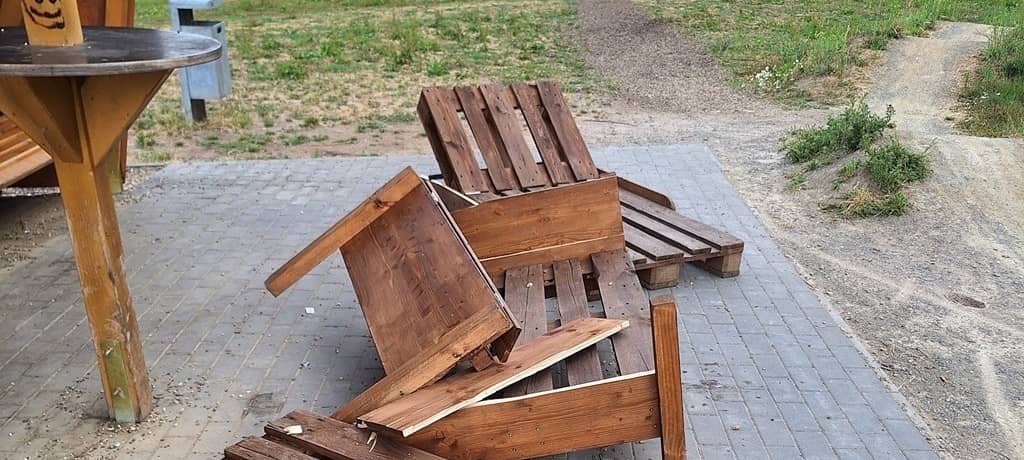 Vandalismus am Dirtpark in Metelen