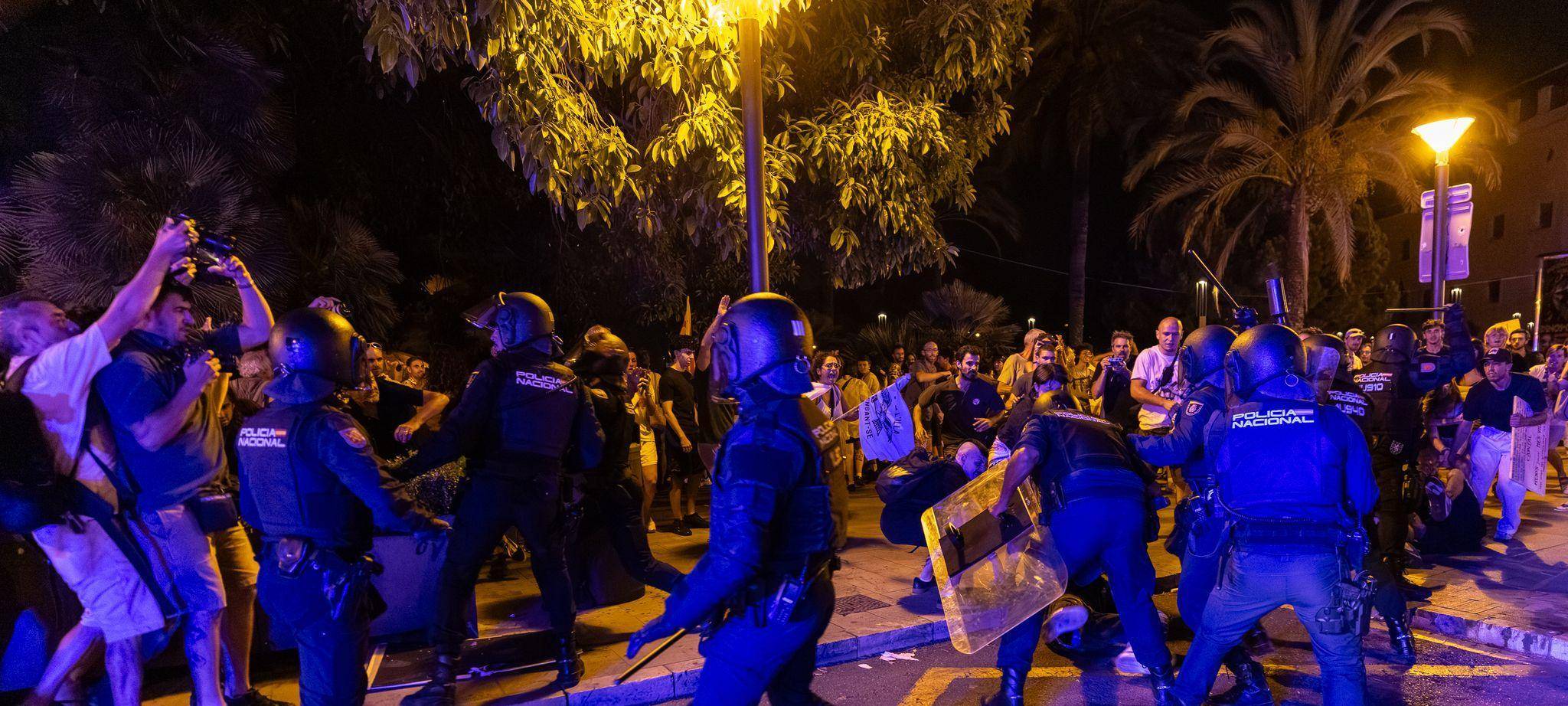 Protest gegen Massentourismus auf Mallorca