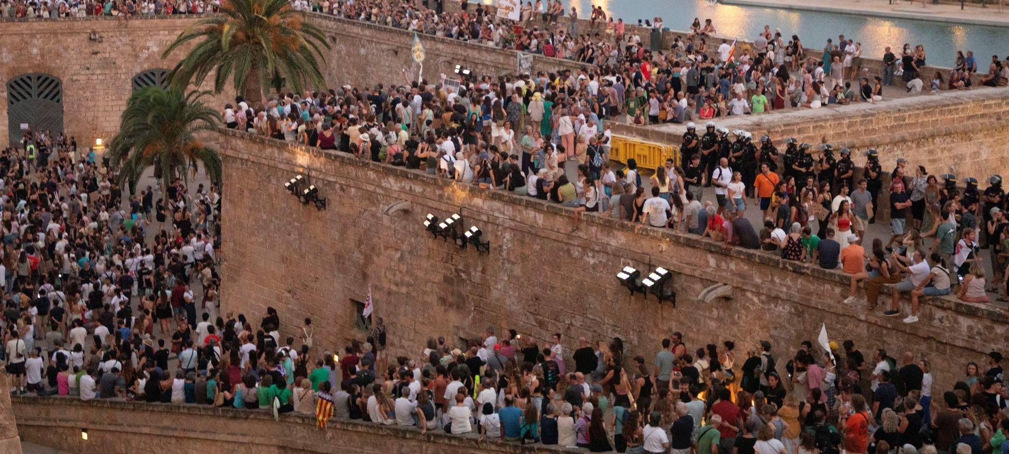 Protest gegen Massentourismus auf Mallorca