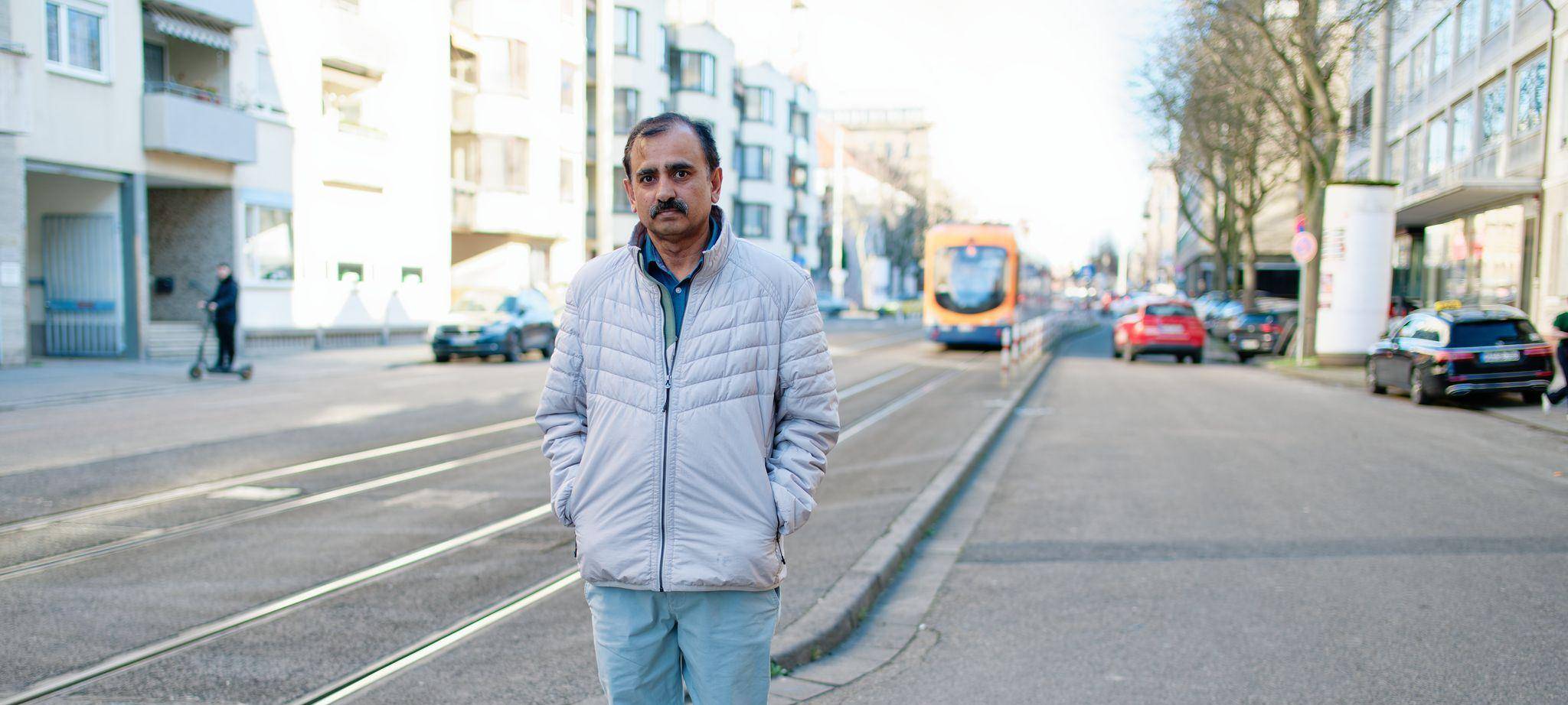 Taxifahrer Muhammad Afzal