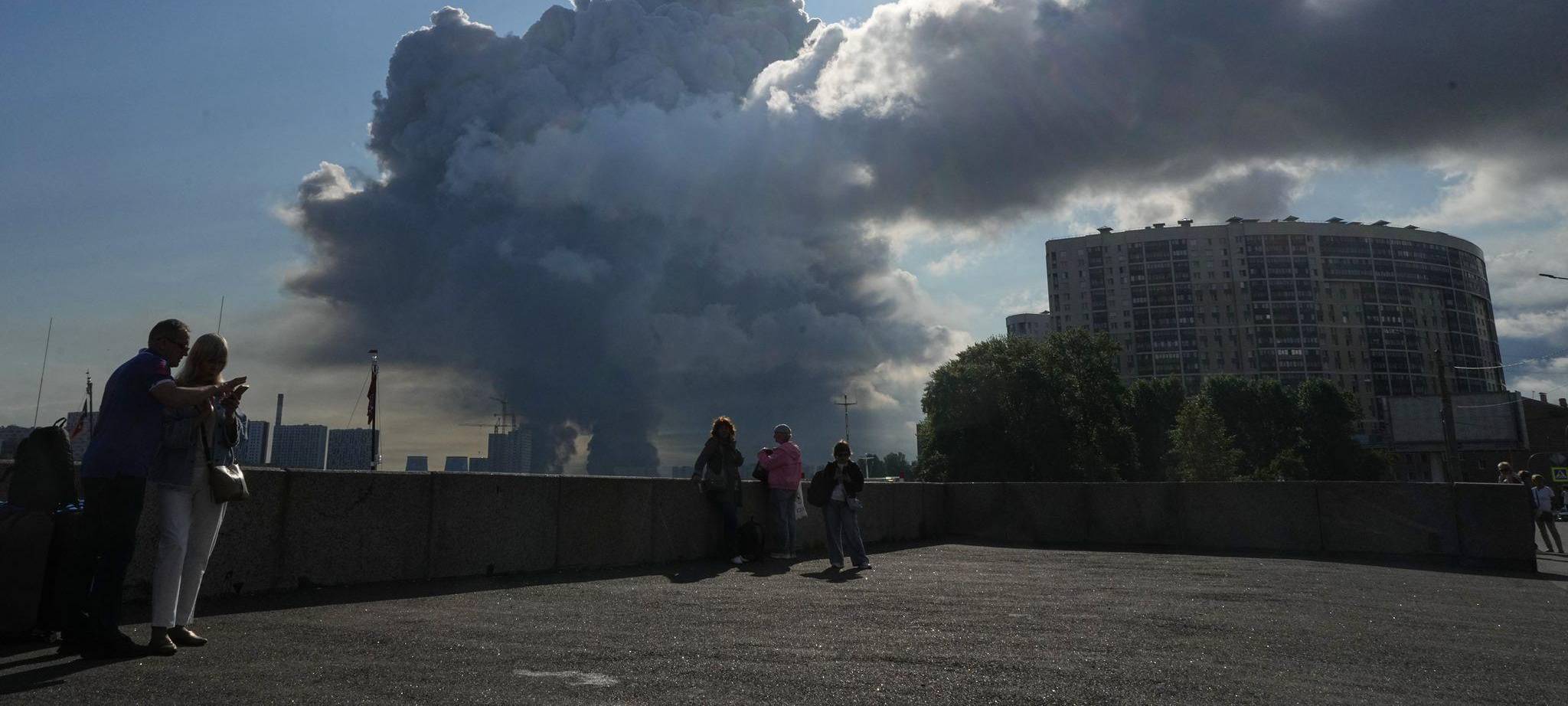 Ukraine-Krieg - Drohnenangriff auf St. Petersburg