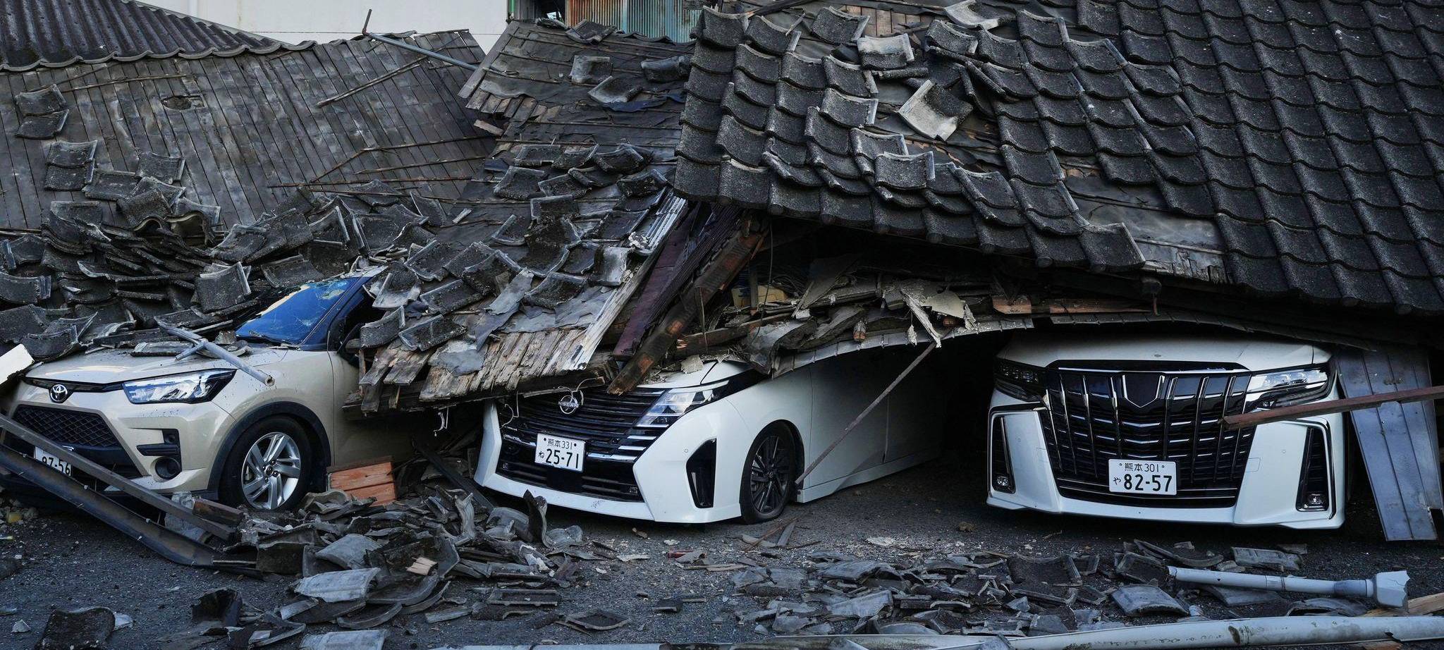 Nach dem schweren Erdbeben in Japan