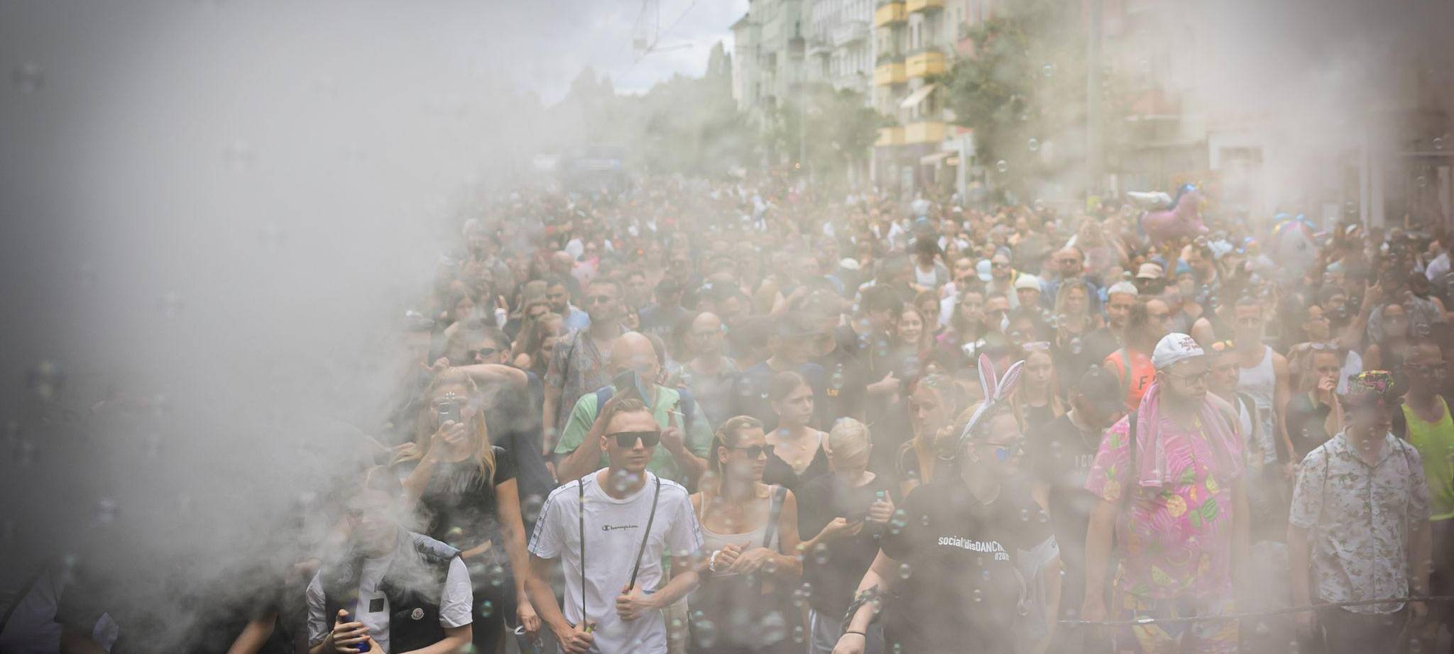 Technoparade «Zug der Liebe» in Berlin