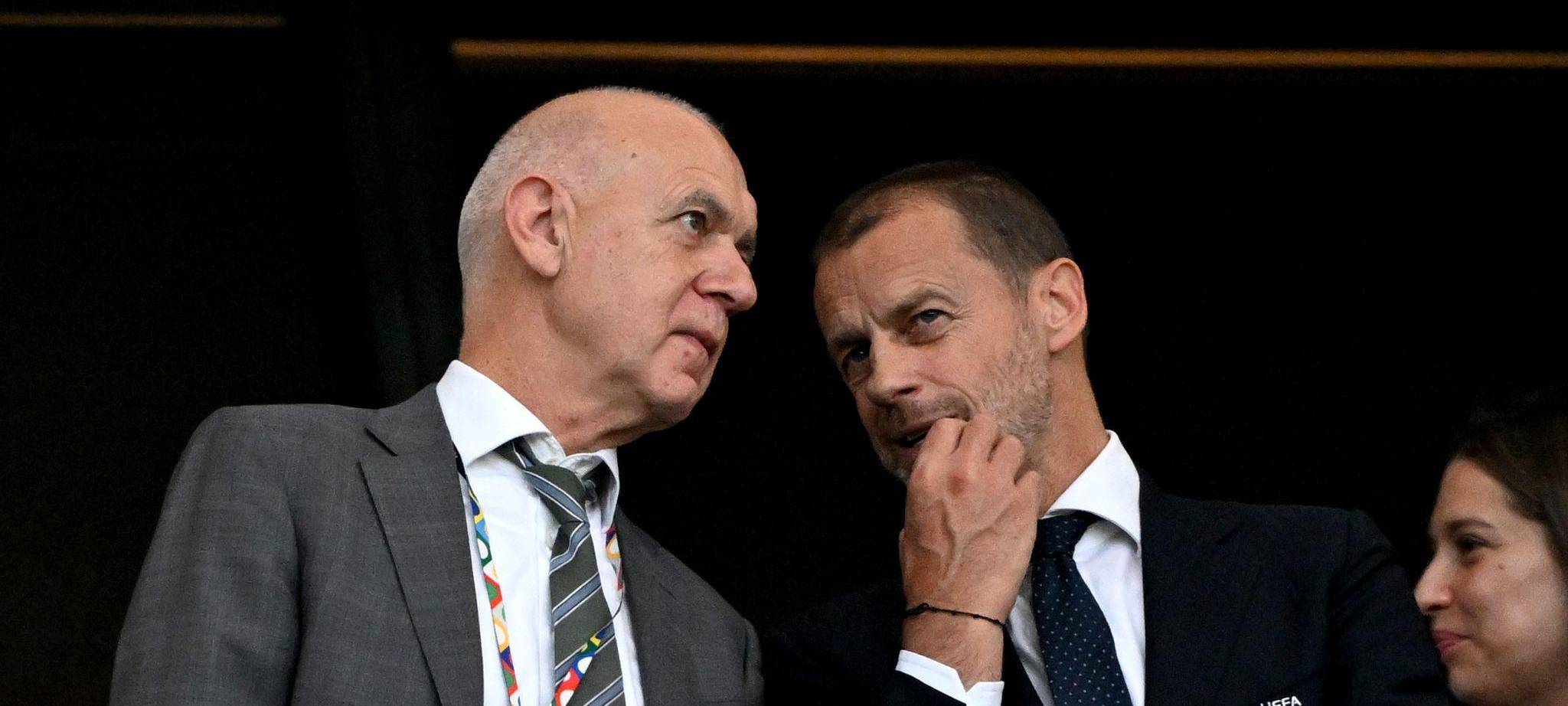 Bernd Neuendorf und Aleksander Ceferin