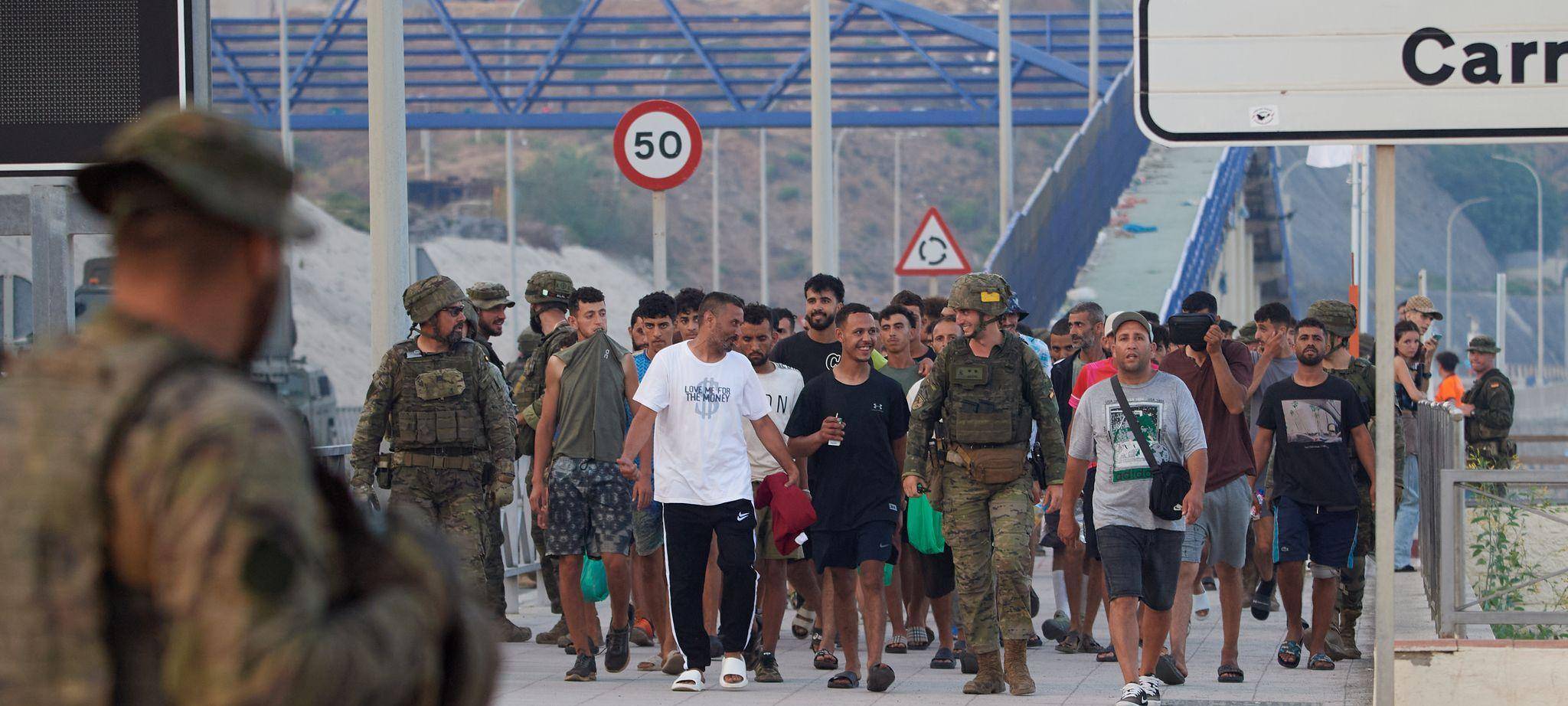 Migranten in Spanien - Ceuta