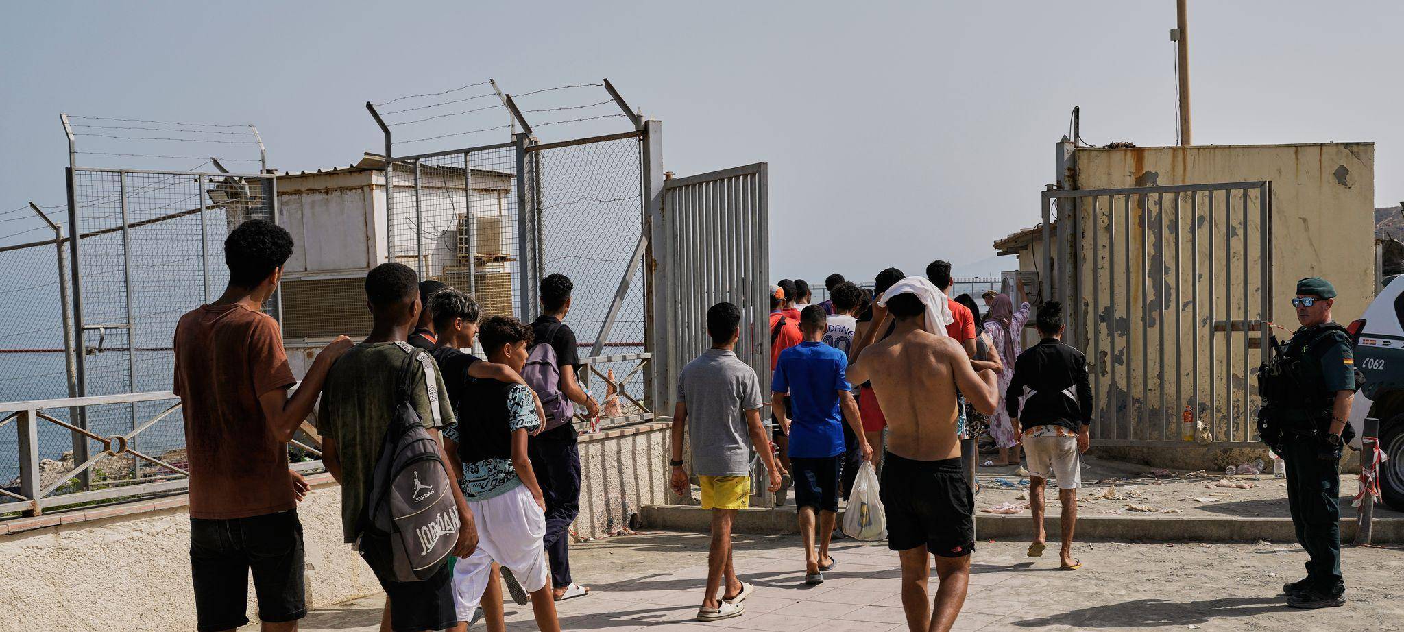 Migranten in Spanien - Ceuta