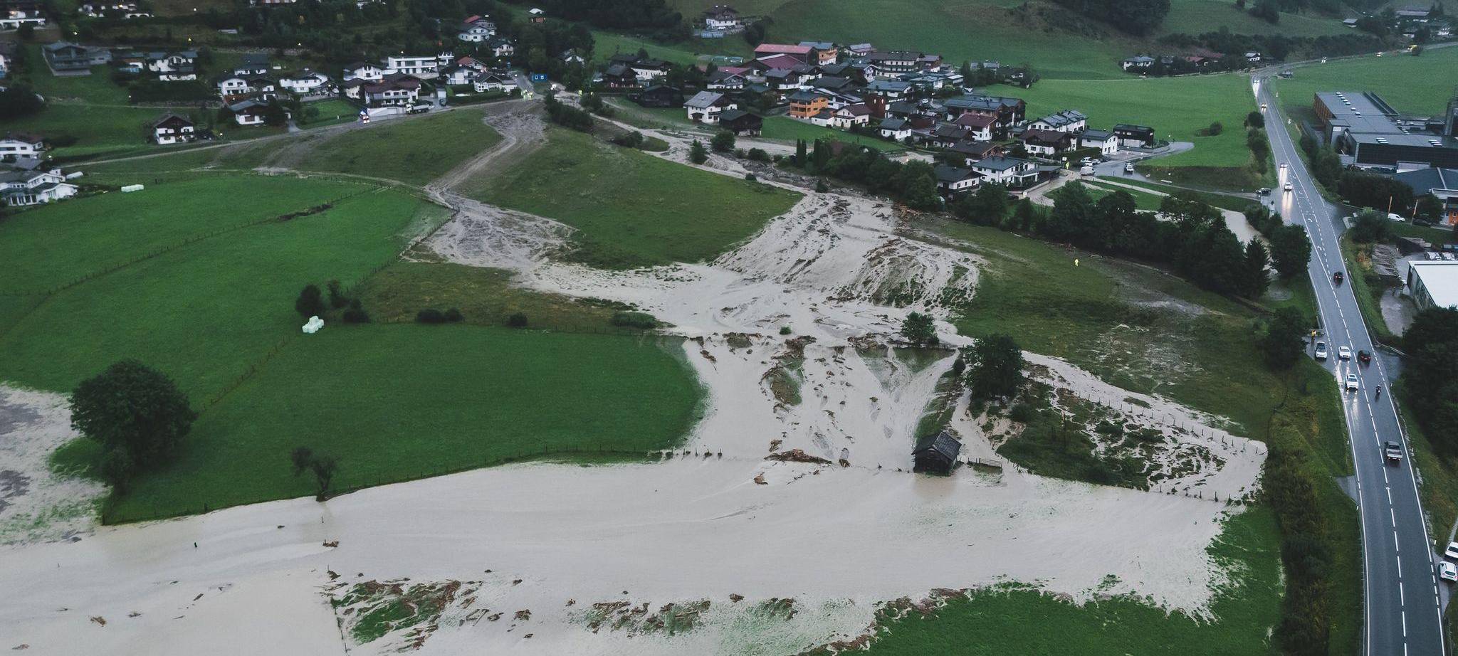 Unwetter in Österreich