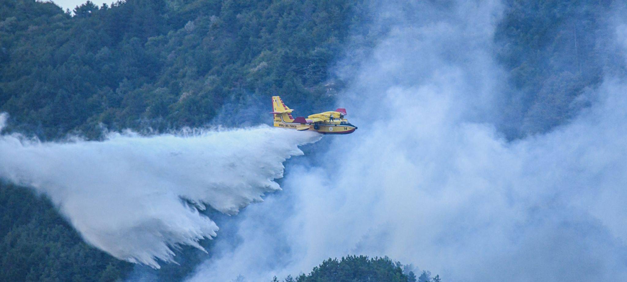 Waldbrand am Gardasee