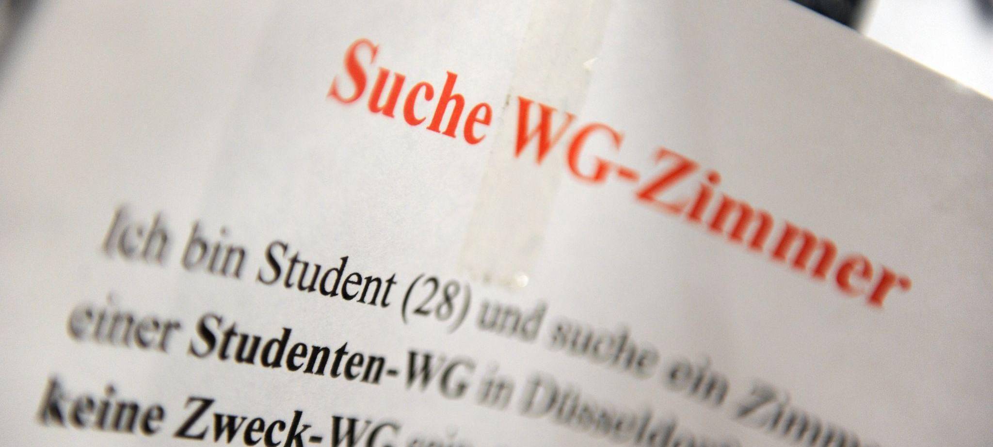 WG-Zimmer sind teuer (Archivbild)