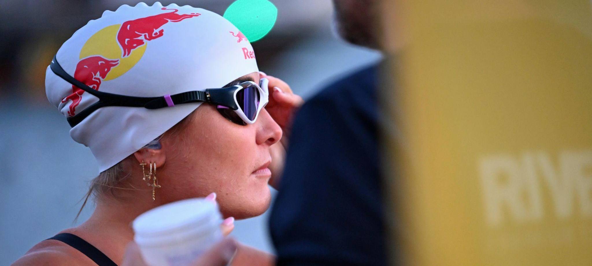 Extremschwimmerin Nathalie Pohl startet in Frankfurt am Main