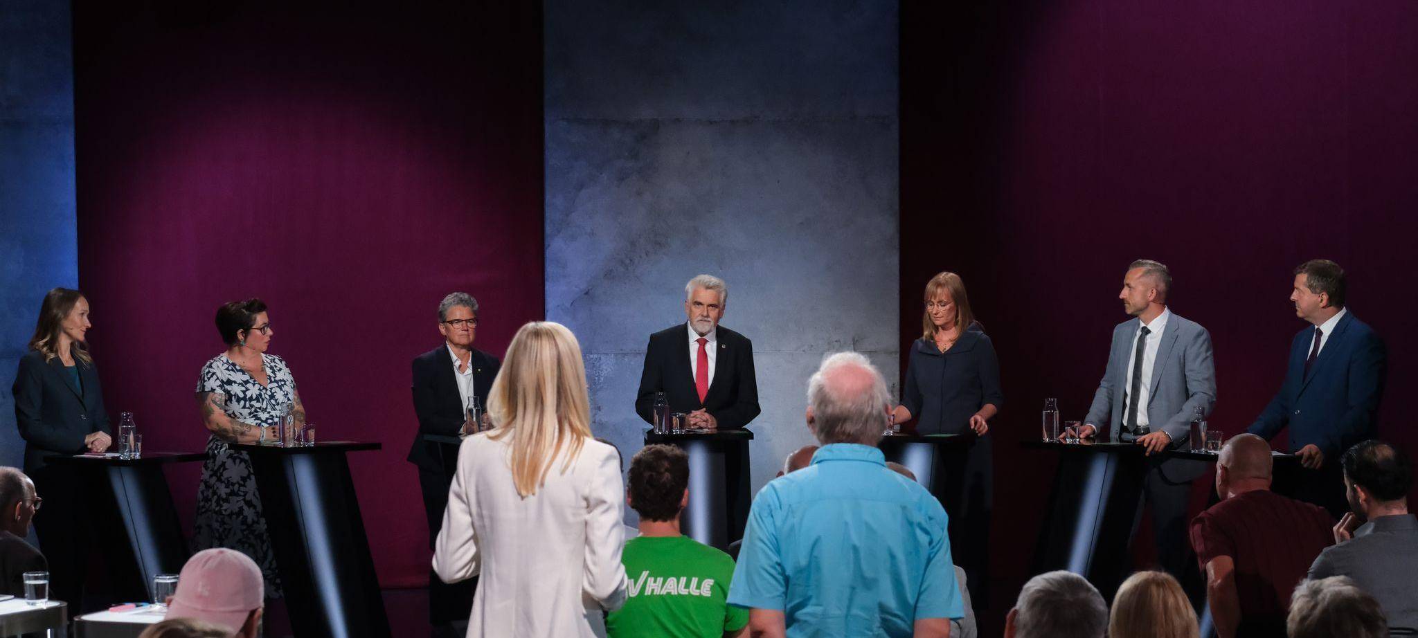 MDR-Wahlarena zur Landtagswahl in Sachsen-Anhalt