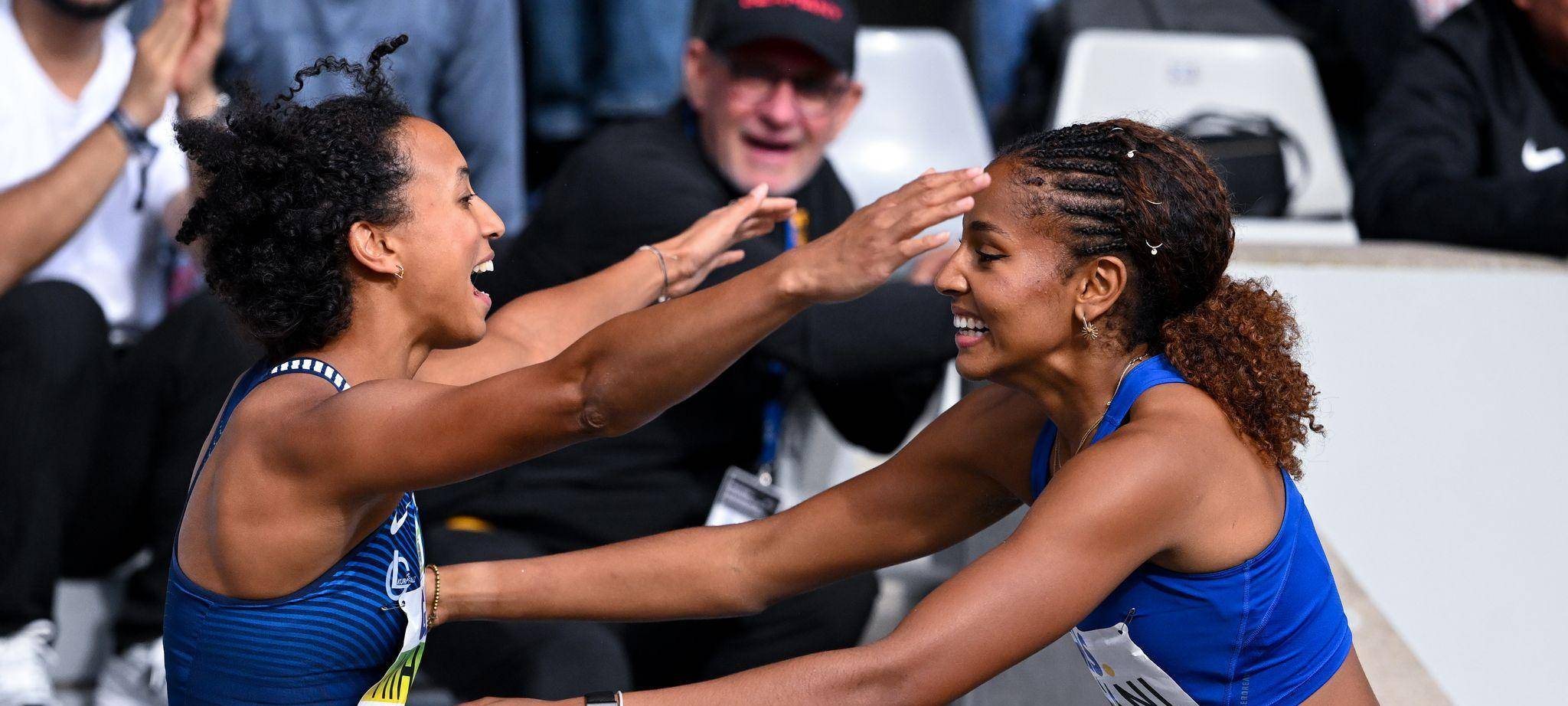 Malaika Mihambo und Mikaelle Assani
