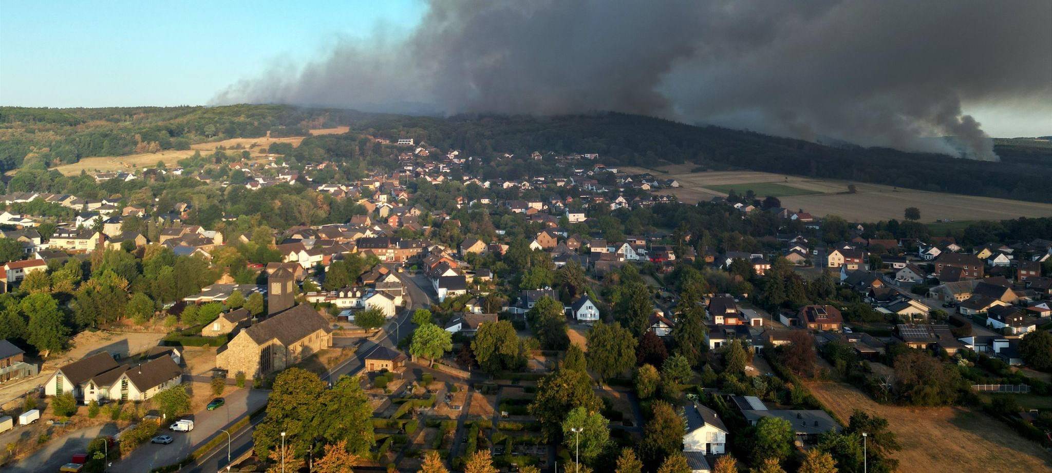 Waldbrand im Hürtgenwald