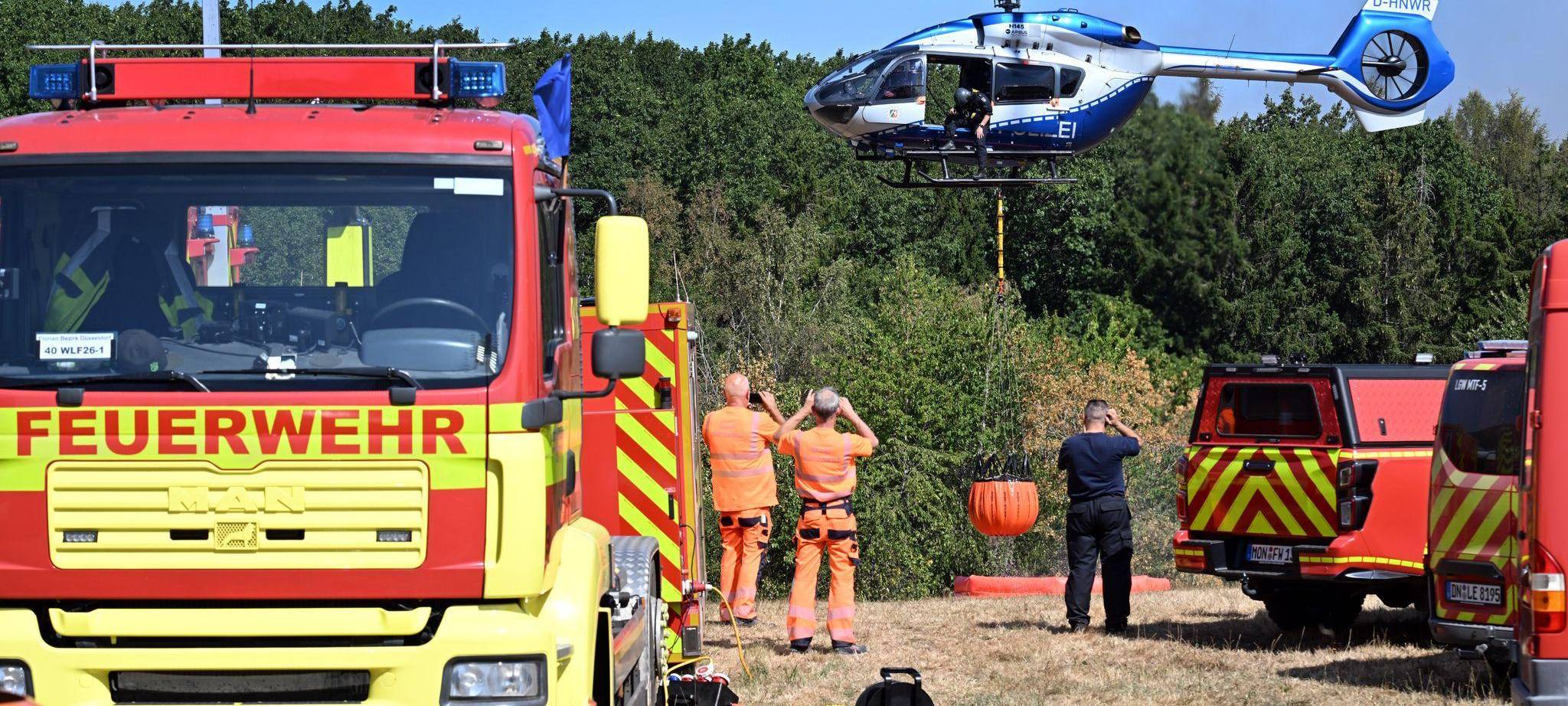 Waldbrand im Hürtgenwald