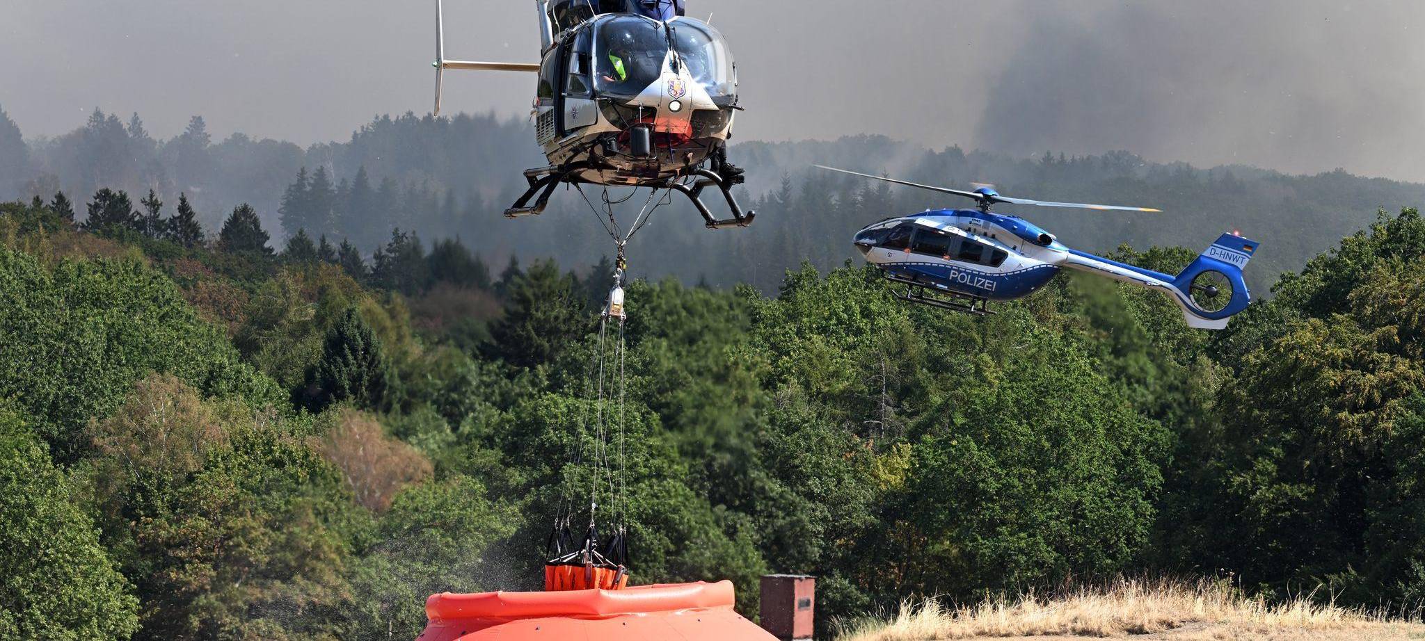 Waldbrand im Hürtgenwald