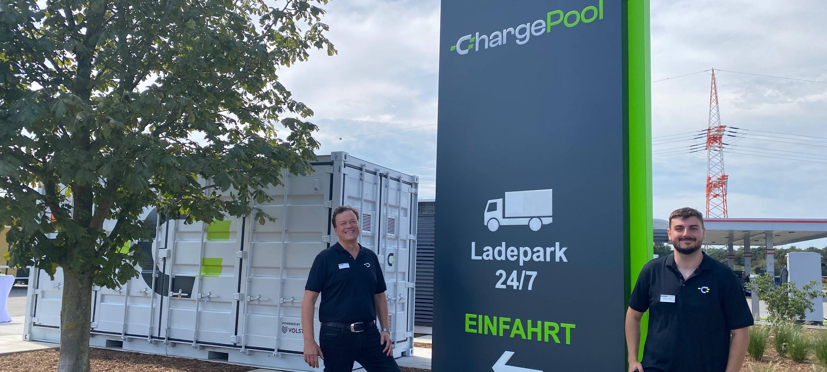 Neuer E-Ladepark für LKW in Rheine