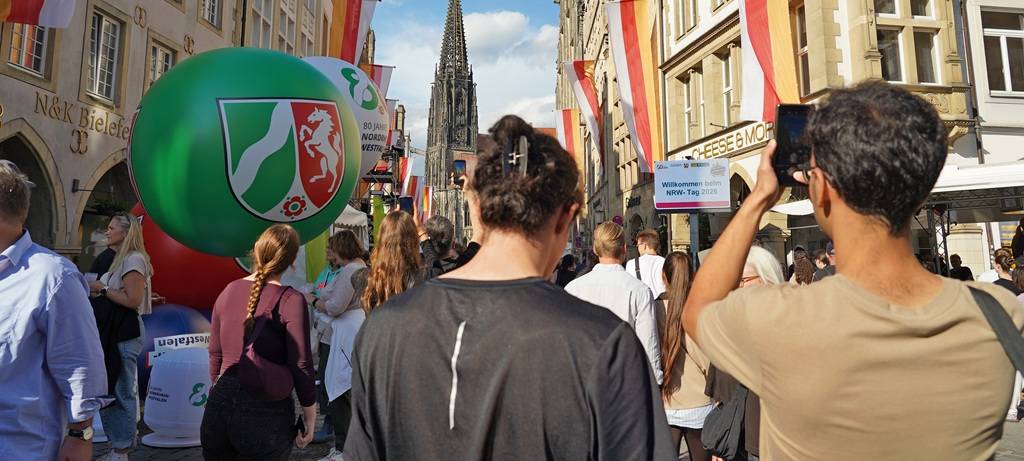 Positive Bilanz nach NRW-Tag in Münster