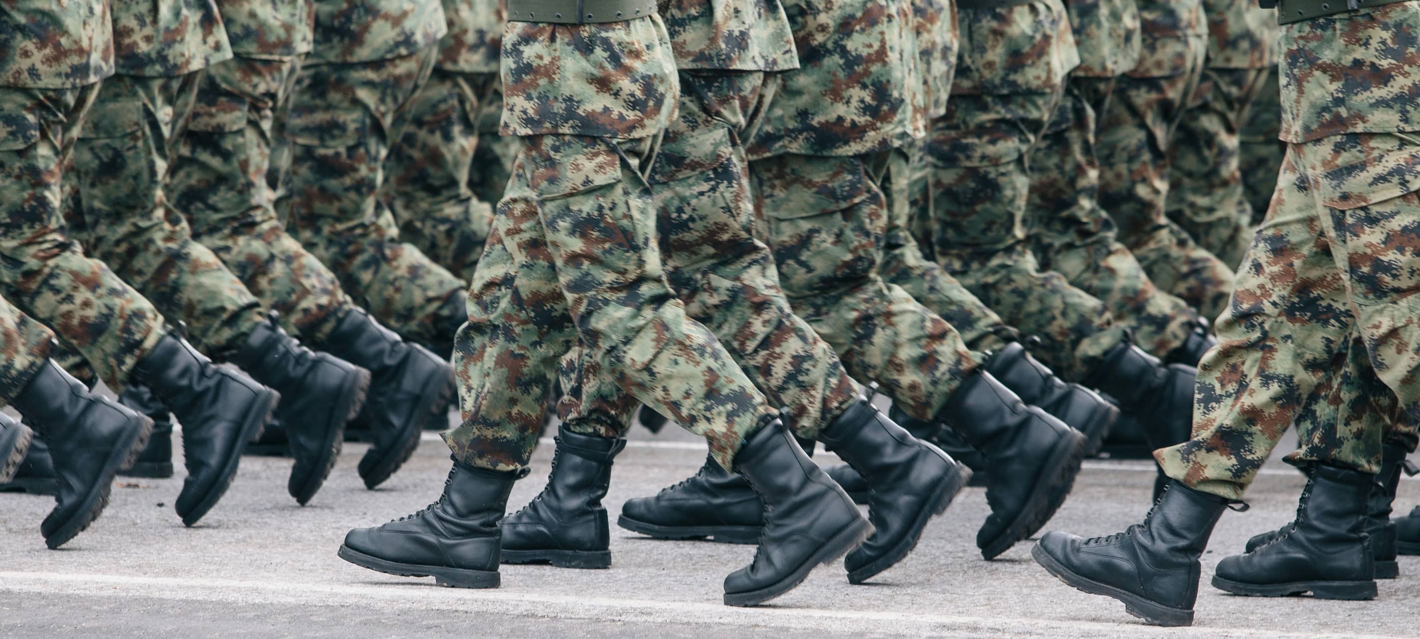 Soldaten marschieren