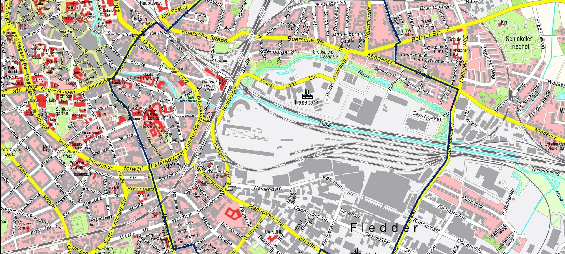 Große Evakuierung in Osnabrück