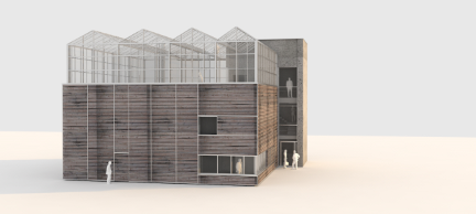 Indoorfarm mit Dachgewächshaus in Osnabrück